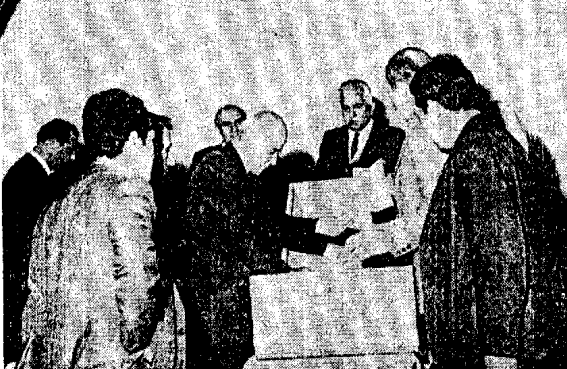 گزارش انتخابات و صورتجلسه اول هیئت مدیره دوره پانزدهم کانون وکلای دادگستری مرکز در سال ۱۳۴۹