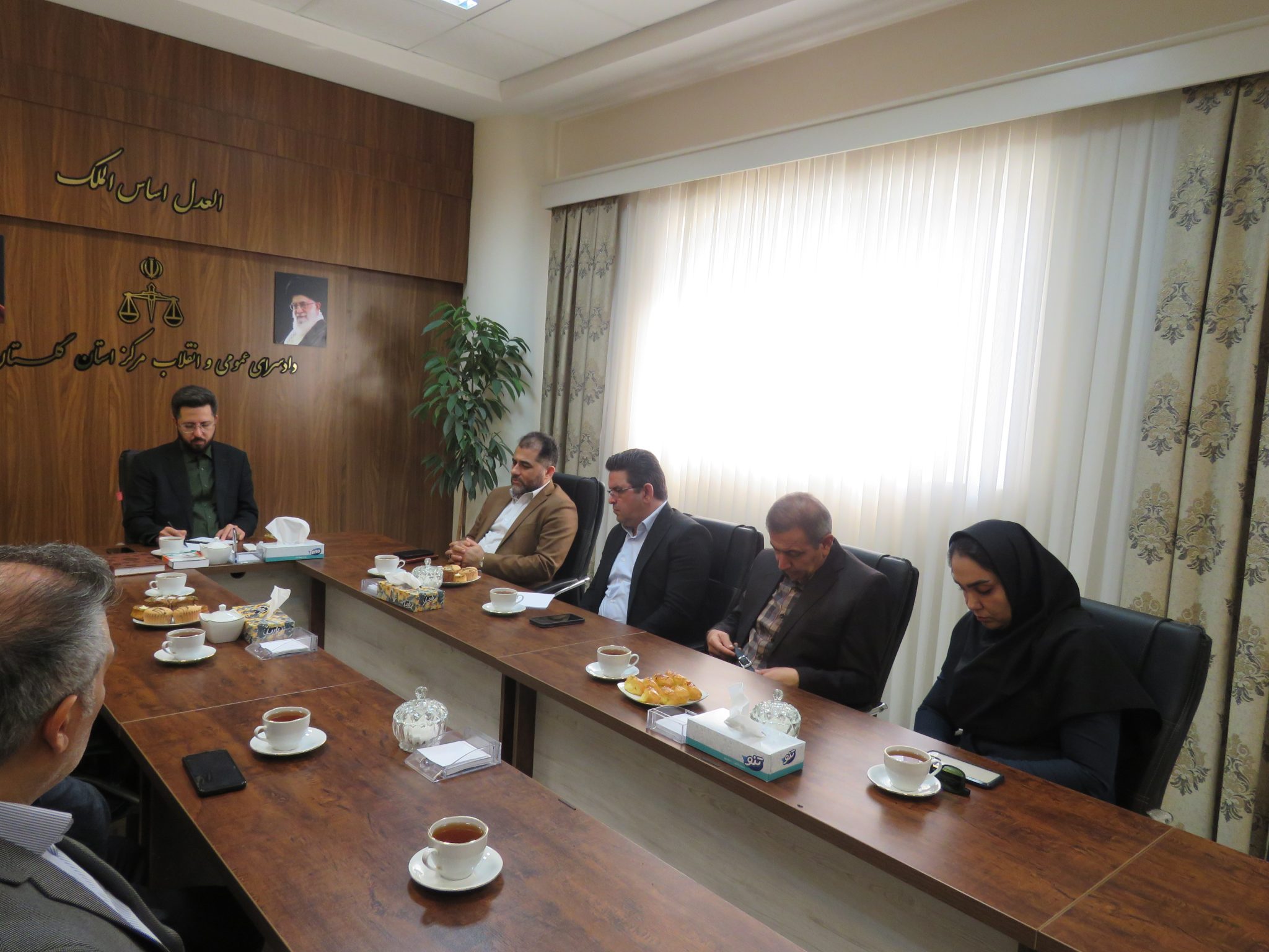 دیدار هیأت‌مدیره کانون وکلای گلستان با دادستان جدید مرکز استان