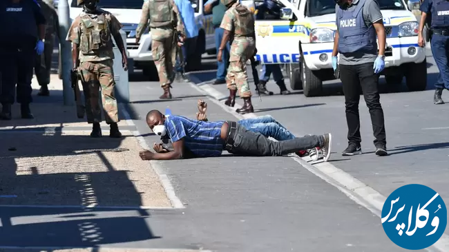 خشونت پلیس آفریقای جنوبی