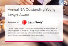 جایزه « وکیل ممتاز جوان » کانون وکلای بین المللی