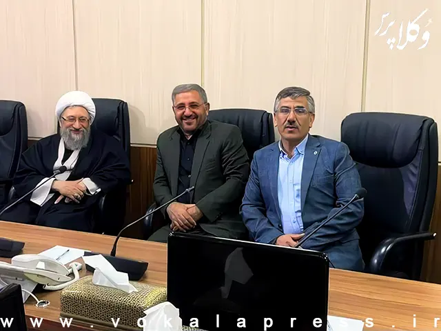 دیدار نایب رئیس و معاون پارلمانی کانون وکلای مرکز با رئیس مجمع تشخیص مصلحت نظام