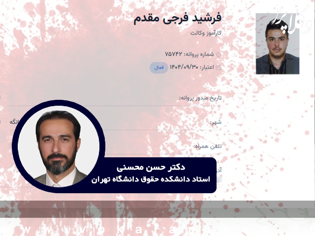 به بهانه قتل کارآموز وکالت، فرجی مقدم؛ مرحوم یا شهید عدالت؟