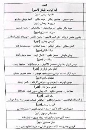 اسامی اعضای کمیسیون کارآموزی سی و سومین دوره هیات مدیره کانون وکلای دادگستری مرکز