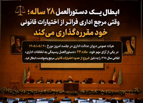 ابطال ماده ۲۴ دستورالعمل رسیدگی به تخلفات اداری