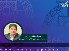 دعوت عضو هیئت مدیره کانون وکلای مرکز از وکلای سراسر کشور برای طرح شکایت کیفری علیه امیر سیاح